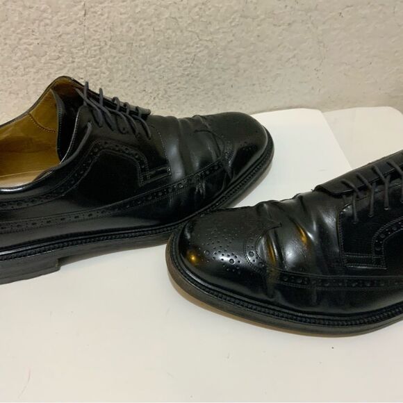 Cole Haan C00704 Men\'s 11.5 M Vibram Soles wingtip Leather  crafted in Italy main image 14